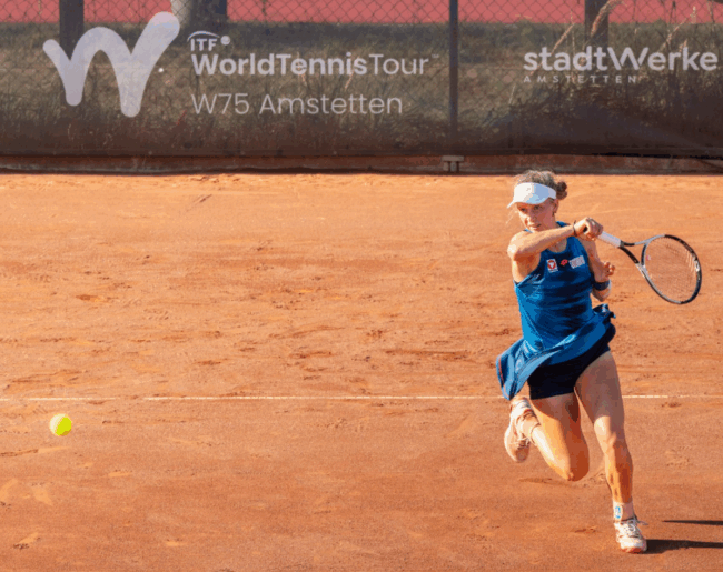 Tennis-As Sinja Kraus beim LADIES OPEN Amstetten powered by SPORTLAND Niederösterreich 2024