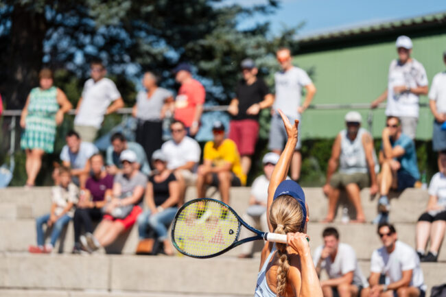 LADIES OPEN Amstetten Publikum hinter Adrienn Nagy.