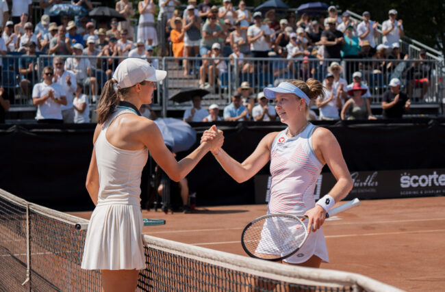 Kraus und Tagger beim Finale der LADIES OPEN Amstetten.